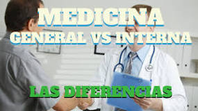 diferencia general medicina interna